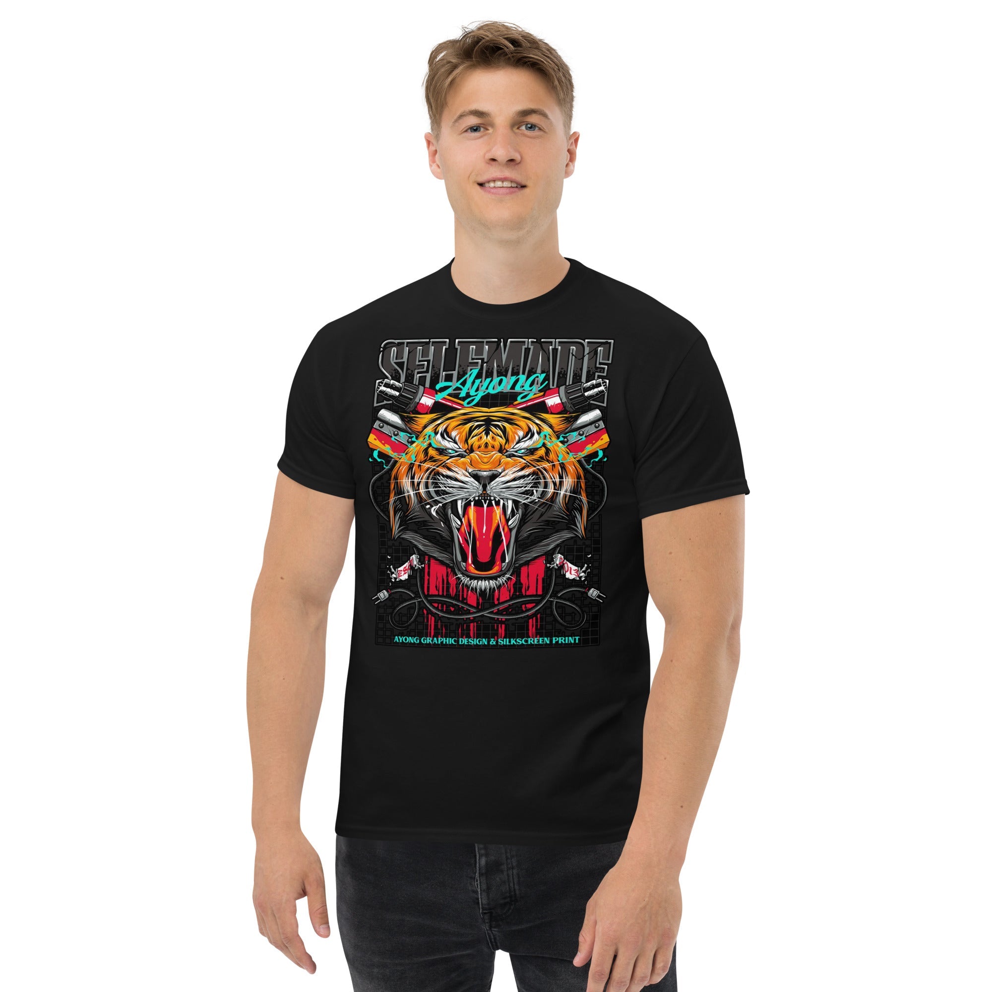 "LASTICH Structured Unisex Cotton Tee | Trendy Streetwear Staple"