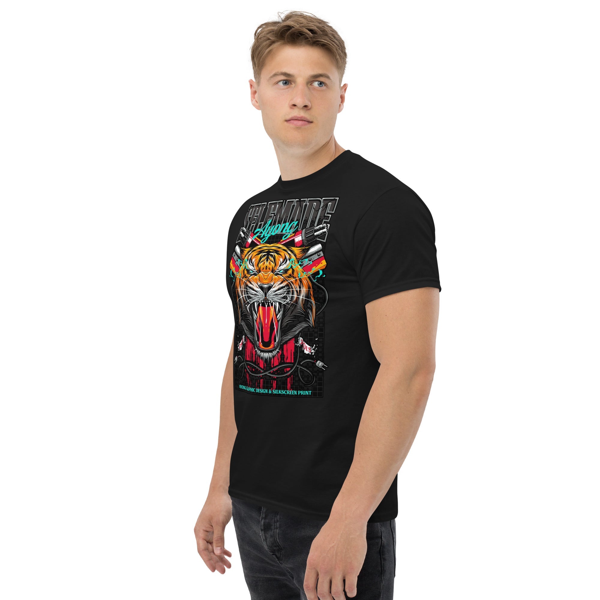 "LASTICH Structured Unisex Cotton Tee | Trendy Streetwear Staple"