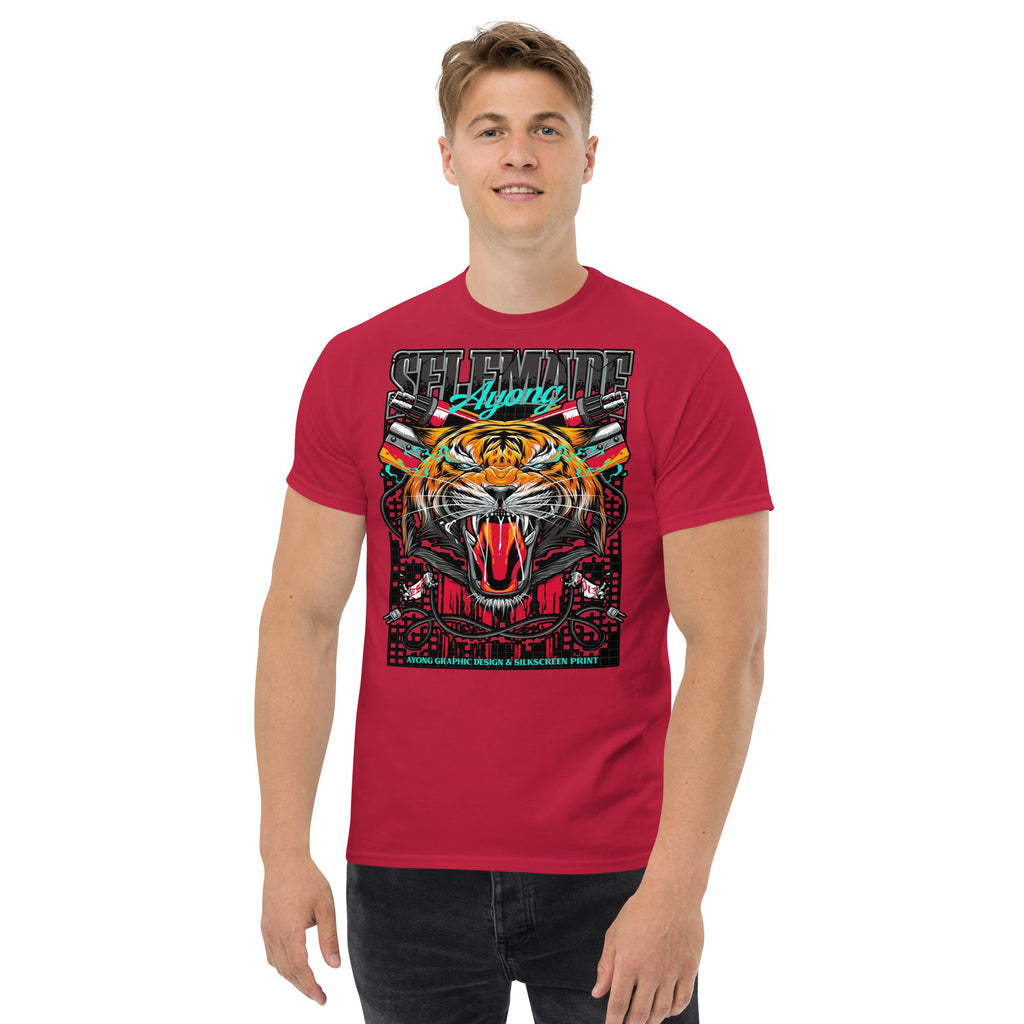 "LASTICH Structured Unisex Cotton Tee | Trendy Streetwear Staple"
