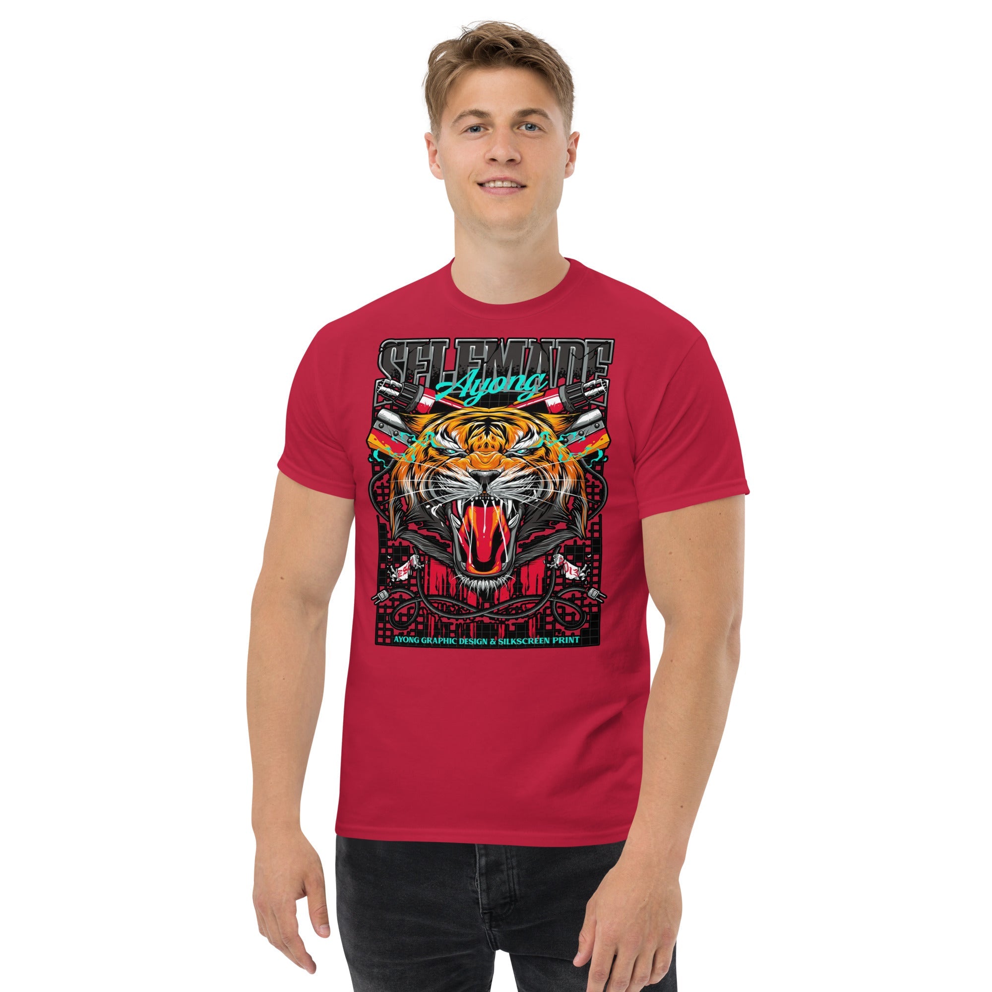 "LASTICH Structured Unisex Cotton Tee | Trendy Streetwear Staple"
