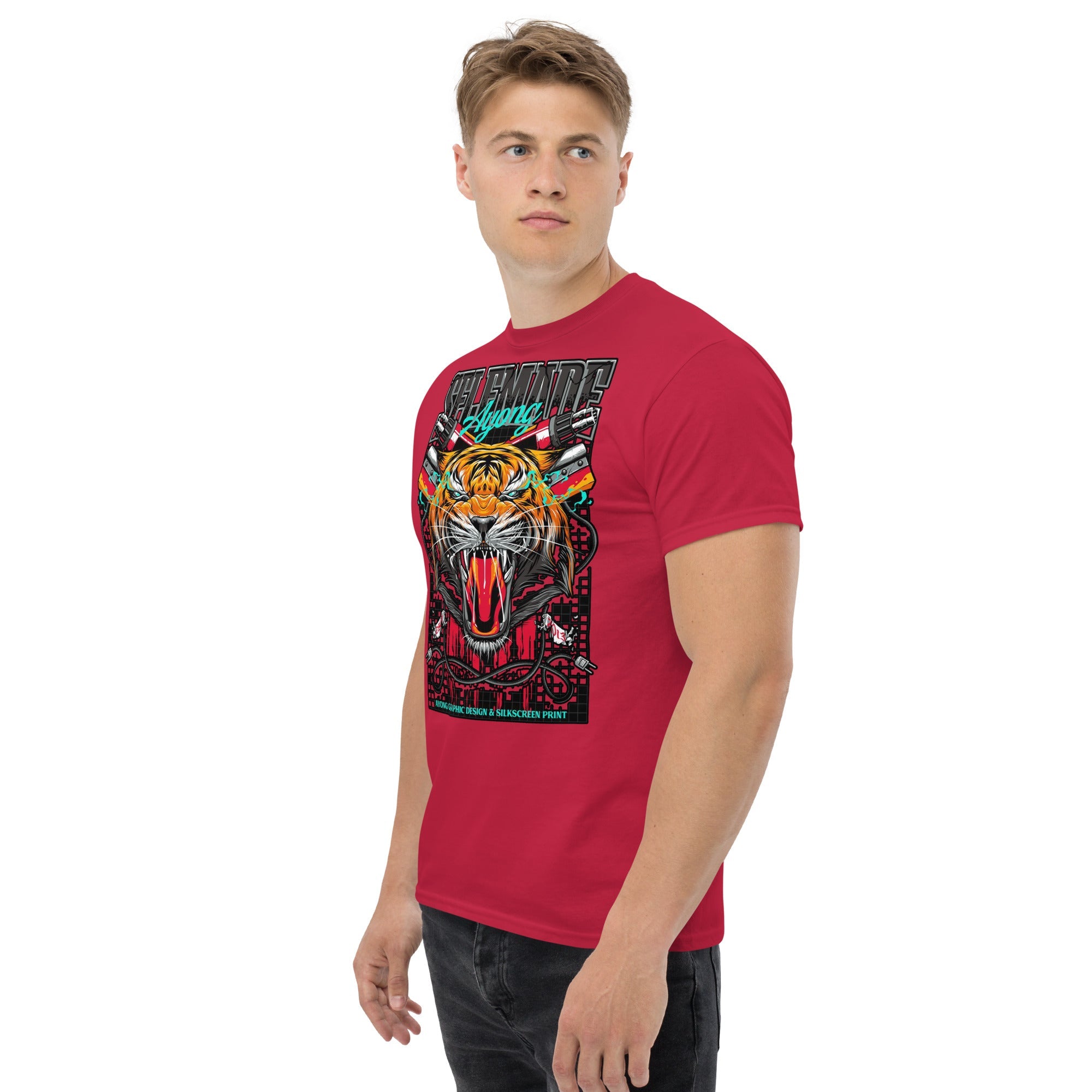 "LASTICH Structured Unisex Cotton Tee | Trendy Streetwear Staple"
